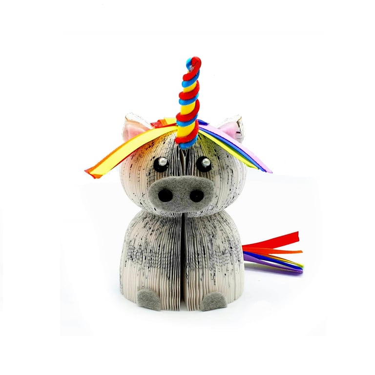 Unicorn Ornament Book Gift