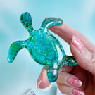 Fused Glass Small Sea Turtle 