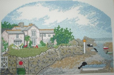 Bude Slipway cross stitch chart