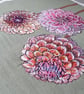 Dahlia card, blank cards, flower card, thinking of you, just to say - Image 9