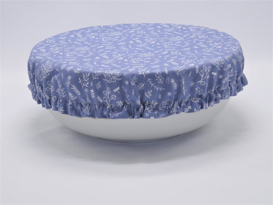 Denim Fern - Reusable Cotton Bowl Covers - Eco Friendly