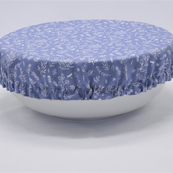 Denim Fern - Reusable Cotton Bowl Covers - Eco Friendly
