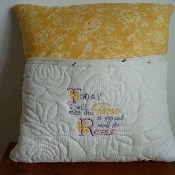 Reading Cushion, Pillow, Remote Holder, Book Holder 