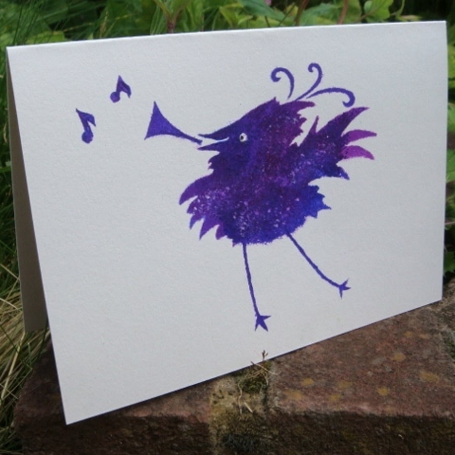 Birthday card Bird