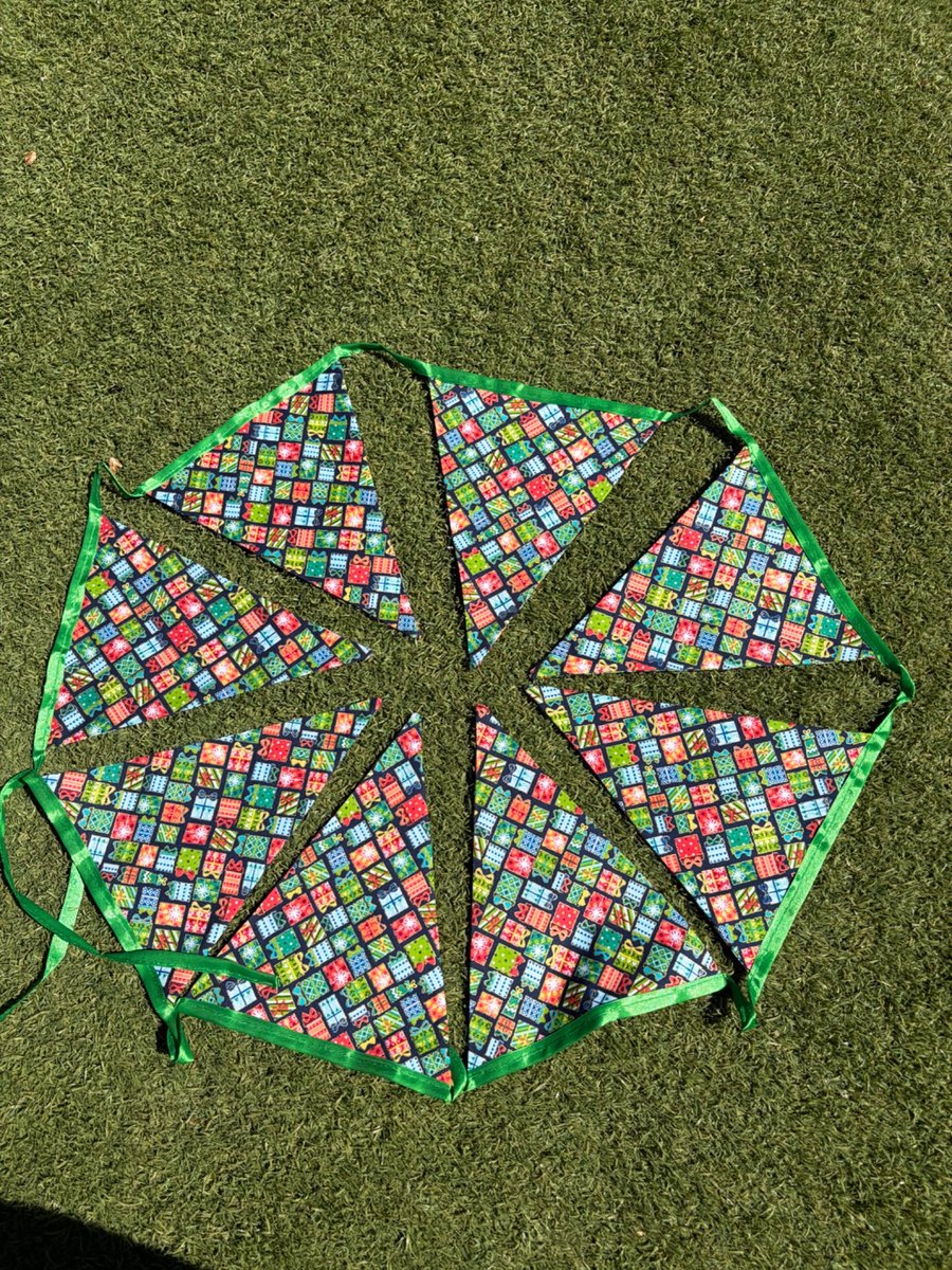 Handmade Christmas Bunting 