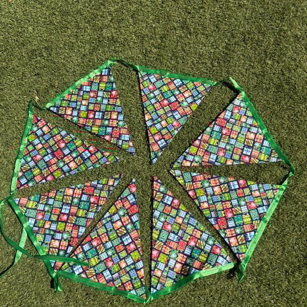 Handmade Christmas Bunting 