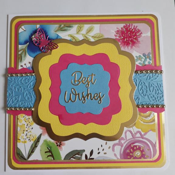 Floral Best Wishes Special Day Any Occasion Card