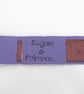  Leather Bookmark with Agate Centre Crystal Mix Chips Embossed Floral Pattern - Image 6