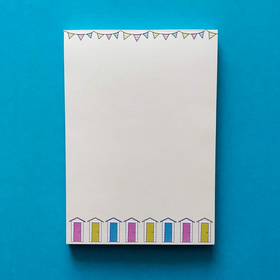 A6 Beach Hut Notepad 