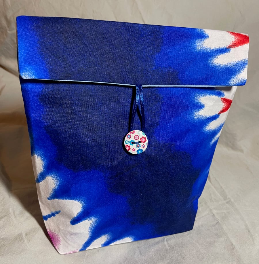 Fabric storage bag or gift bag, medium