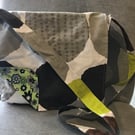 Courier Bag - The “Emily” - Large Dotty Fabric