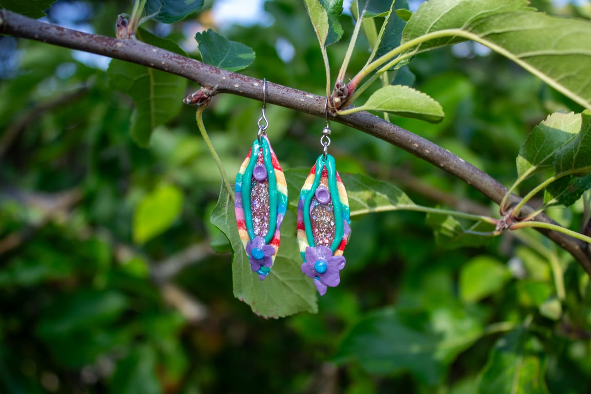 PRIDE Yoni Earrings 
