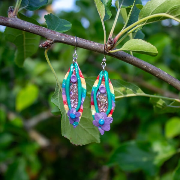 PRIDE Yoni Earrings 