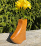 Handcrafted Beech Wood Sculptural Vase - Image 2
