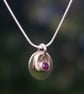  Ruby Silver Necklace - Image 5