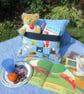 Cushion Cover with Storage Pocket for Books and Toys - Image 2