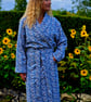 Handmade Liberty of London Lantana Dressing Gown, Cosy Winter Robe Palace Garden