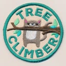 Embroidered Merit Patch 'Tree Climber' - 2.52" and 3.31"