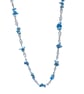 Genuine Turquoise nuggets rosary link necklace