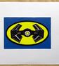 Dark Side Linocut print - Image 2