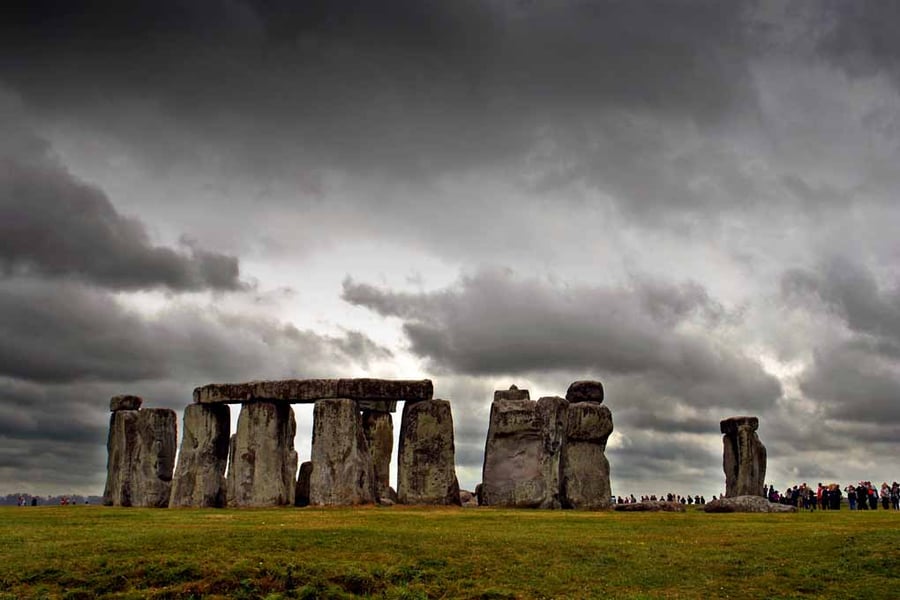 Stonehenge Wiltshire England UK 18"x12" Print