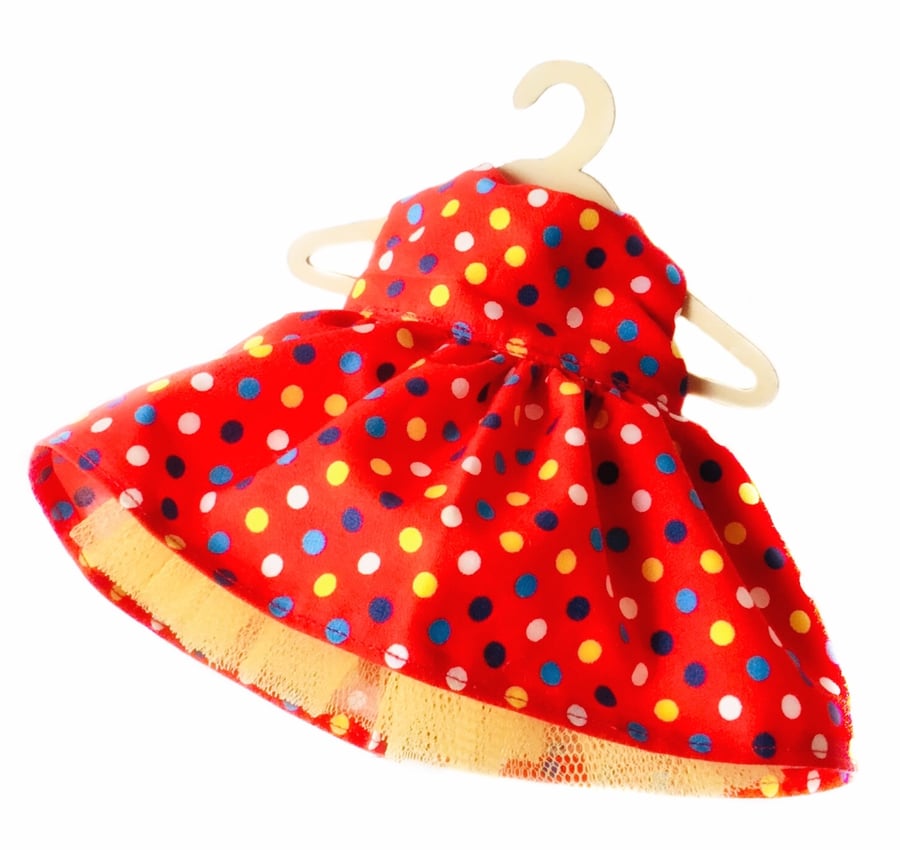 Circus Spots Dress - reserved for Sue