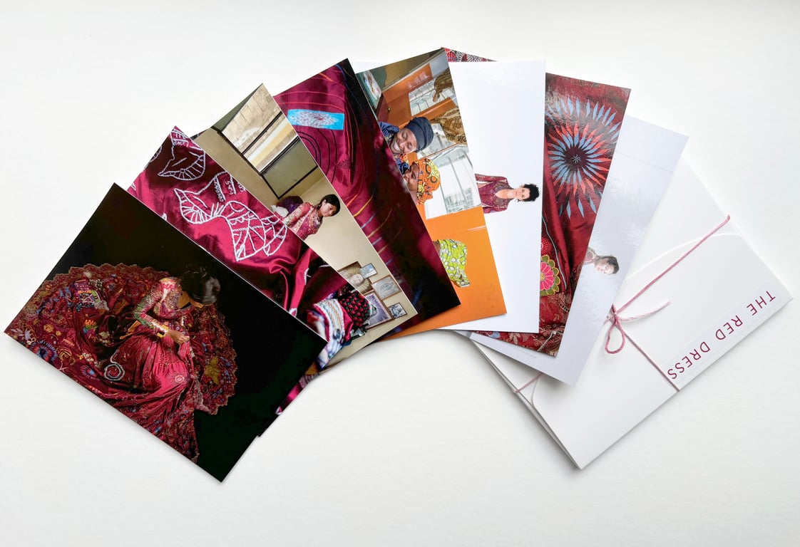The Red Dress Postcard Selection