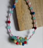 Summer Meadow - Handcrafted Colourful Beaded Cluster Necklace - Image 4