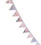Mini (dresser) bunting in shades of pink and blue - Image 3