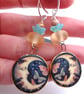 ceramic moon earrings - Image 4