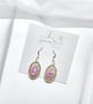 Dried Flower Drop Earrings