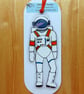 Handpainted Spaceman Laminated Bookmark - Image 7