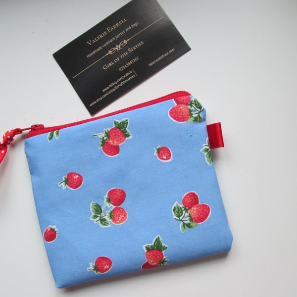 Strawberries   Coin Purse