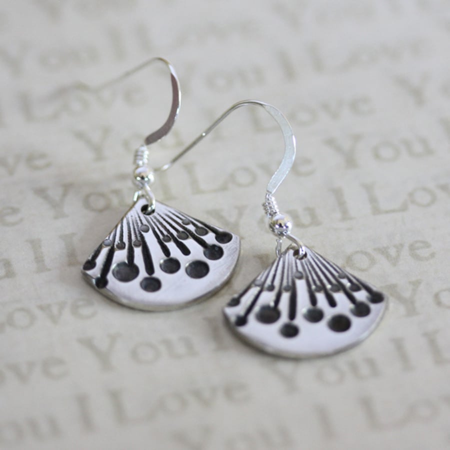 Dangle earrings, Silver earrings, Drop earrings