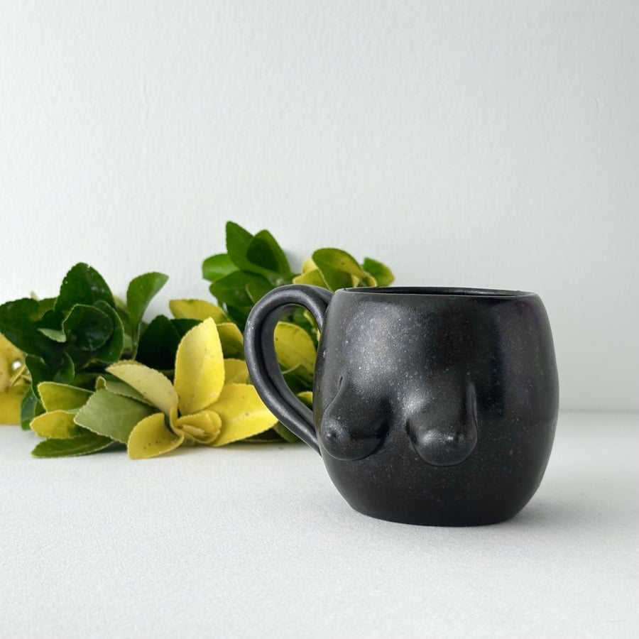 Handmade Boobs Cup, Ceramic Boobs Mugs, Tits Coffee Cup, Double Espresso Cup