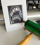 Linocut Print - "Bluebell" - Image 3