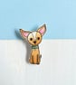 Charlie the Chihuahua Brooch - Image 1