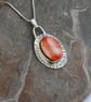 Sterling Silver Pendant with Spiny Coral - Image 3