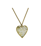 Bowenite Heart Brass plated Worry Stone Necklace - Free Postage - Image 9