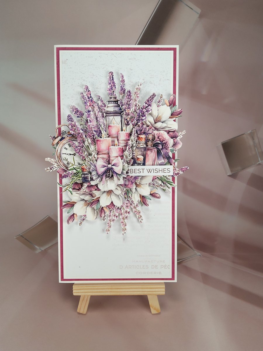 Handmade Layered Greeting Card (N)