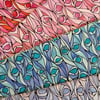 Four pieces of quilting fabric