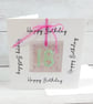 18th Birthday Card; Fused Glass 18 Birthday Keepsake - Image 4