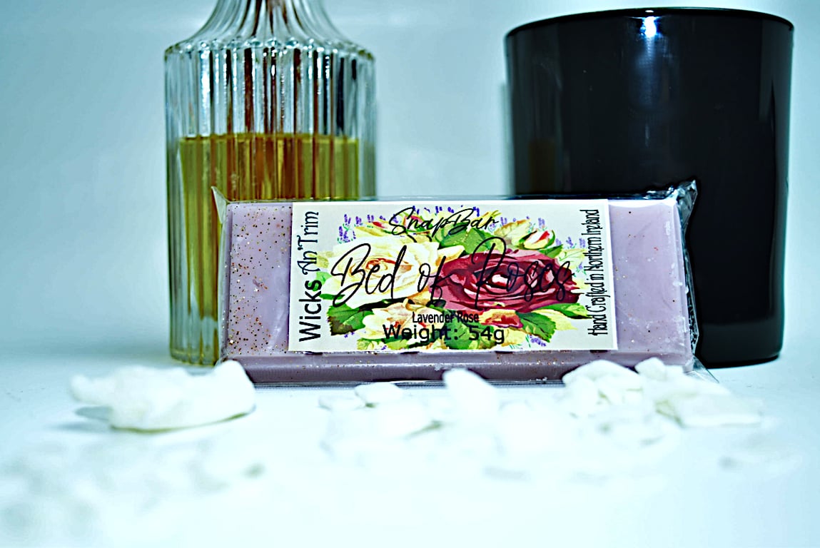 Bed of Roses Hand Crafted Wax Melts Highly Scented Home Fragrance SnapBar