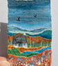 Autumn Cottage - Original miniature collage. A5 Mounted - Image 6