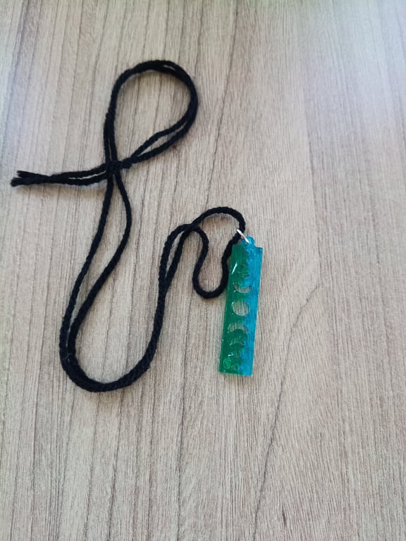 Necklace from resin pretty unique gift 
