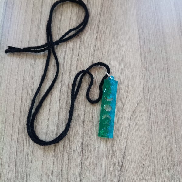 Necklace from resin pretty unique gift 