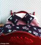 1:12 Scale Heather & Flower Pattern Dolls House Bedding Set - Image 10