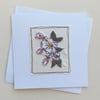 Embroidered Blossom Card