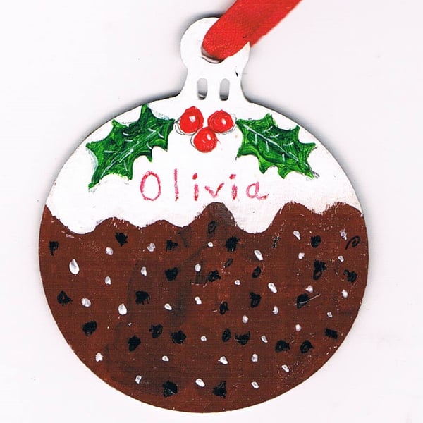 Christmas pudding bauble