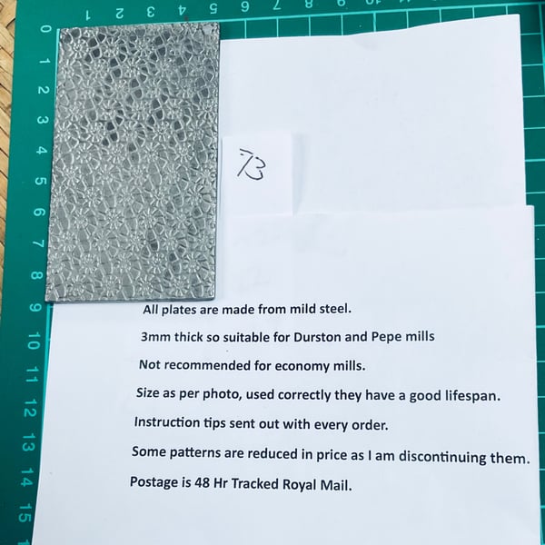 Rolling Mill Texture Plates 